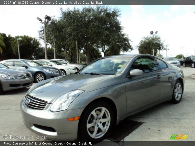 Diamond Graphite Metallic / Graphite Black 2007 Infiniti G 35 Coupe