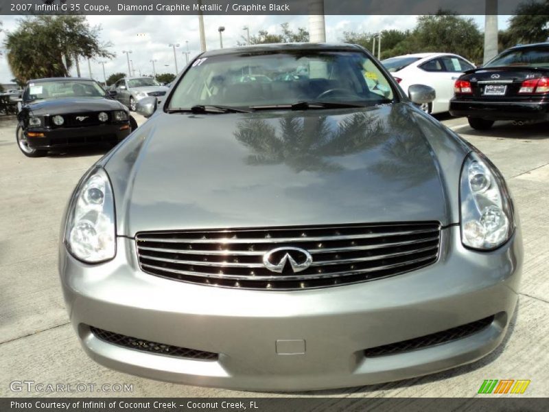 Diamond Graphite Metallic / Graphite Black 2007 Infiniti G 35 Coupe
