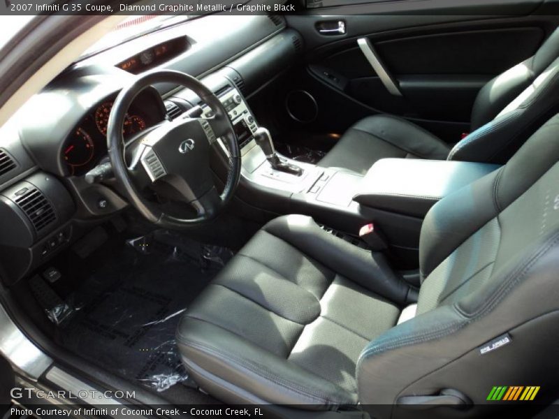 Diamond Graphite Metallic / Graphite Black 2007 Infiniti G 35 Coupe