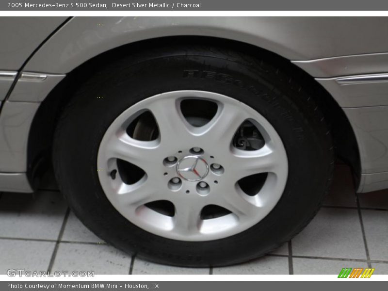 Desert Silver Metallic / Charcoal 2005 Mercedes-Benz S 500 Sedan