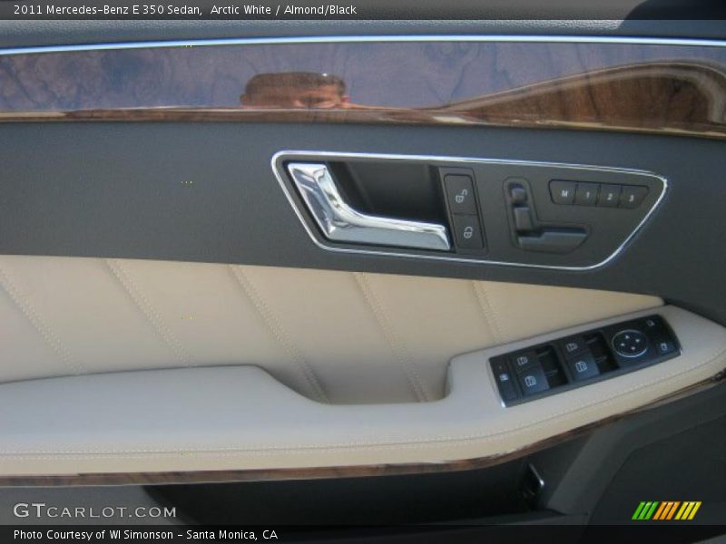 Arctic White / Almond/Black 2011 Mercedes-Benz E 350 Sedan