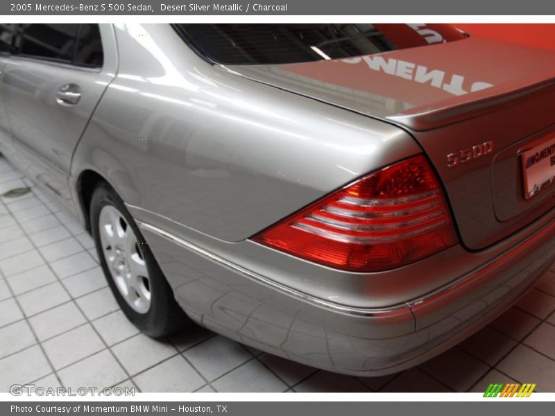 Desert Silver Metallic / Charcoal 2005 Mercedes-Benz S 500 Sedan