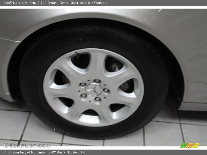 Desert Silver Metallic / Charcoal 2005 Mercedes-Benz S 500 Sedan