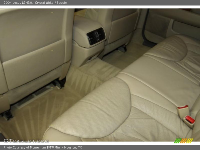 Crystal White / Saddle 2004 Lexus LS 430