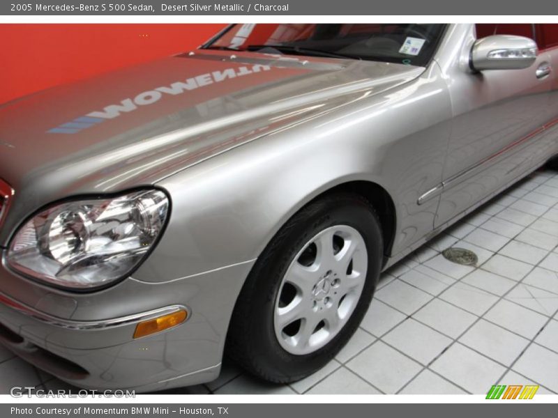 Desert Silver Metallic / Charcoal 2005 Mercedes-Benz S 500 Sedan
