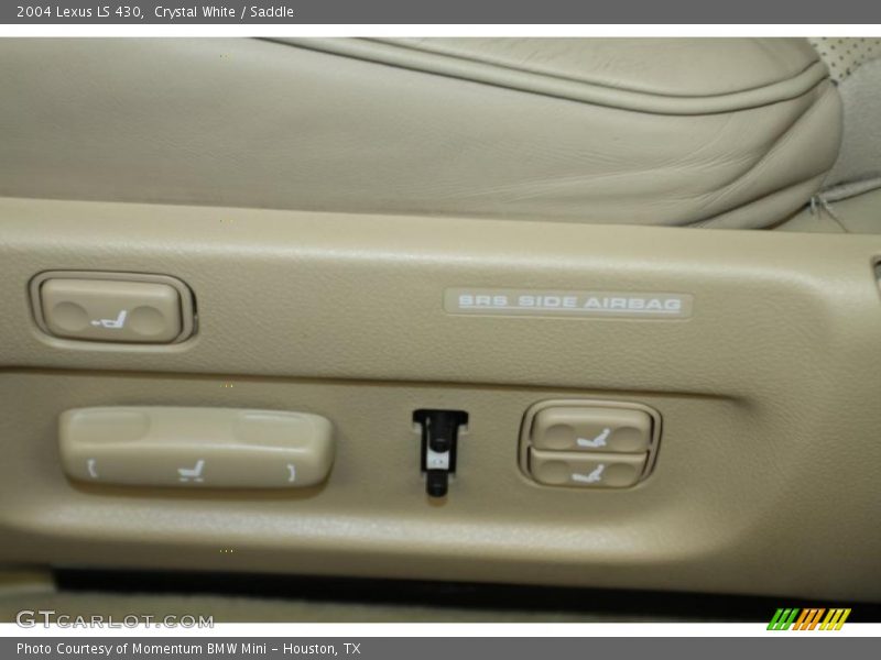 Crystal White / Saddle 2004 Lexus LS 430