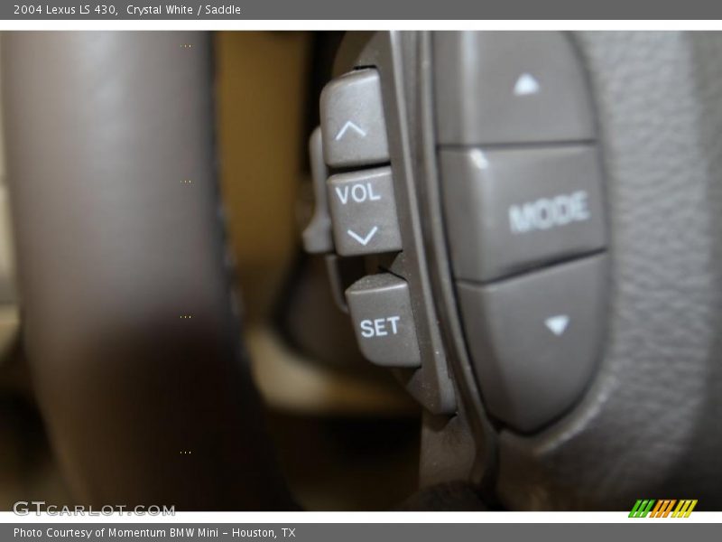 Crystal White / Saddle 2004 Lexus LS 430