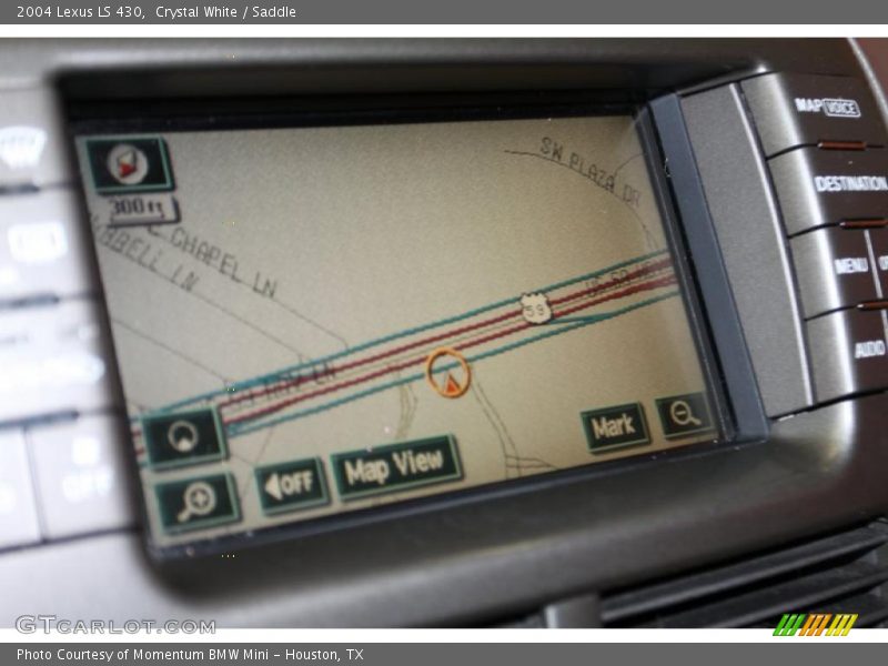Crystal White / Saddle 2004 Lexus LS 430