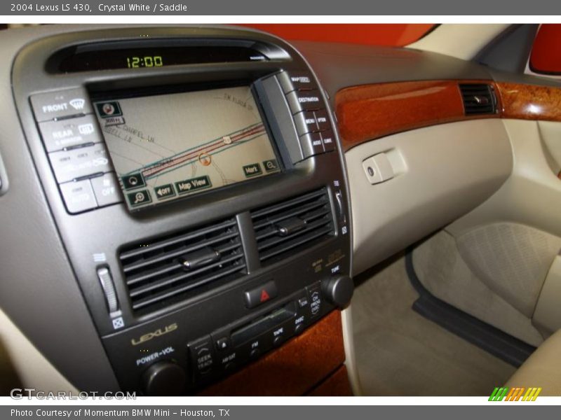 Crystal White / Saddle 2004 Lexus LS 430
