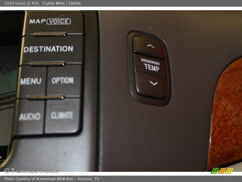 Crystal White / Saddle 2004 Lexus LS 430