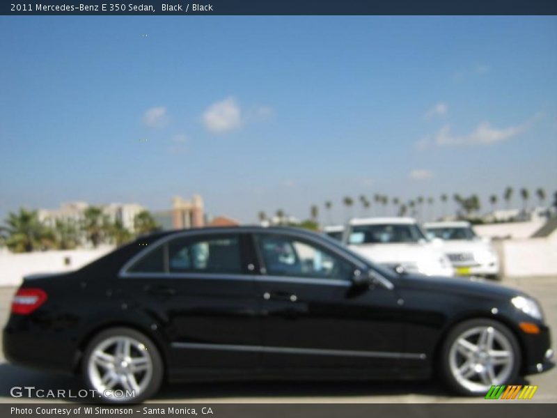 Black / Black 2011 Mercedes-Benz E 350 Sedan