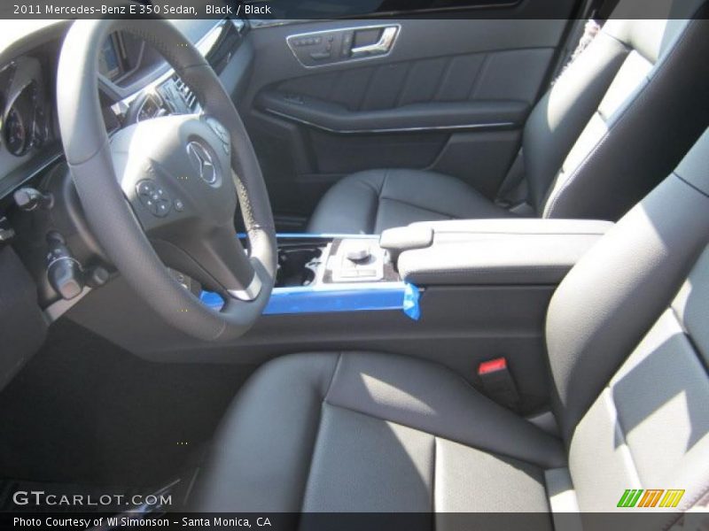 Black / Black 2011 Mercedes-Benz E 350 Sedan