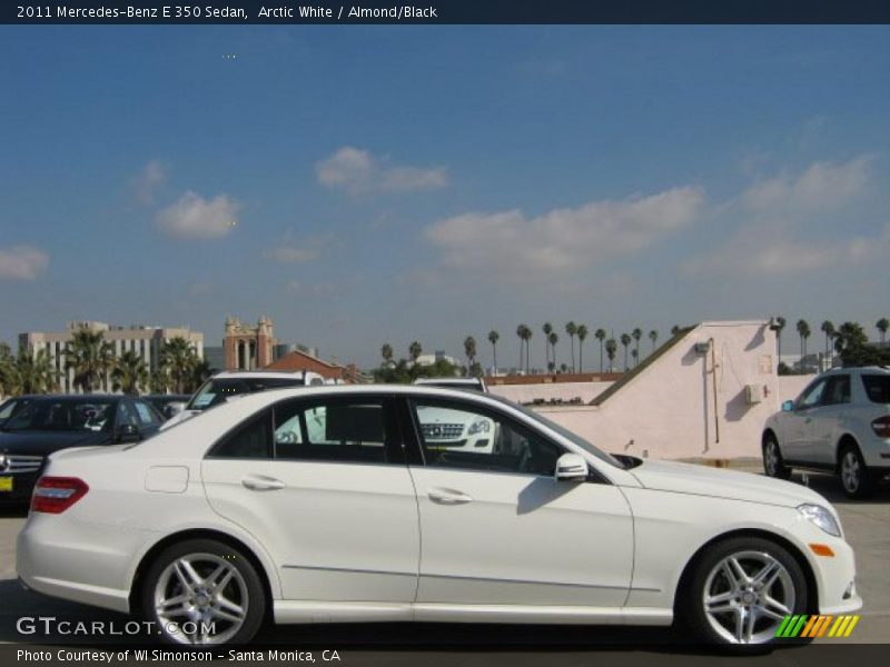 Arctic White / Almond/Black 2011 Mercedes-Benz E 350 Sedan