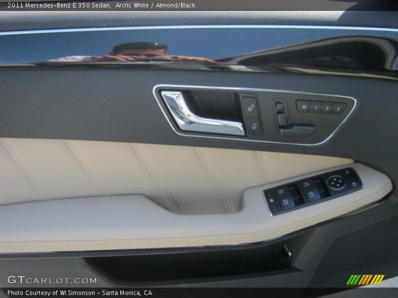 Arctic White / Almond/Black 2011 Mercedes-Benz E 350 Sedan