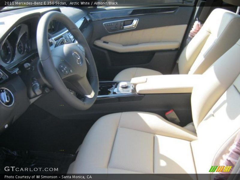 Arctic White / Almond/Black 2011 Mercedes-Benz E 350 Sedan