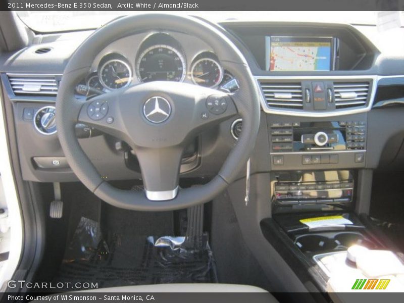 Arctic White / Almond/Black 2011 Mercedes-Benz E 350 Sedan