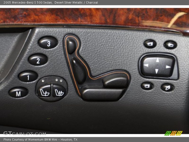 Controls of 2005 S 500 Sedan