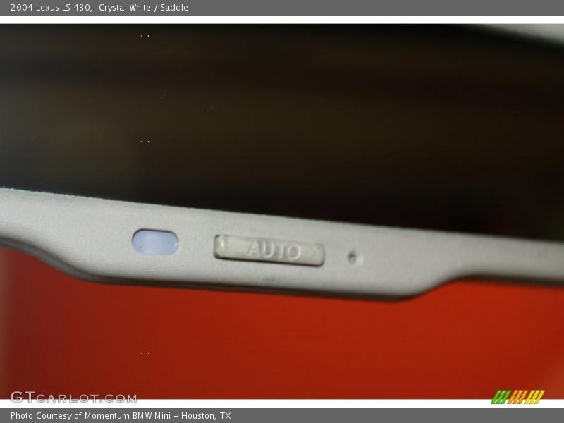 Crystal White / Saddle 2004 Lexus LS 430
