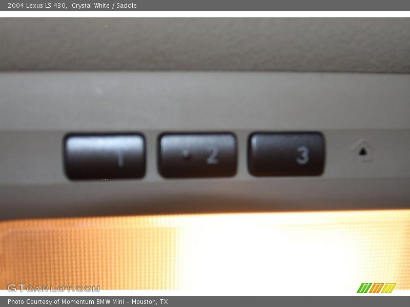 Crystal White / Saddle 2004 Lexus LS 430