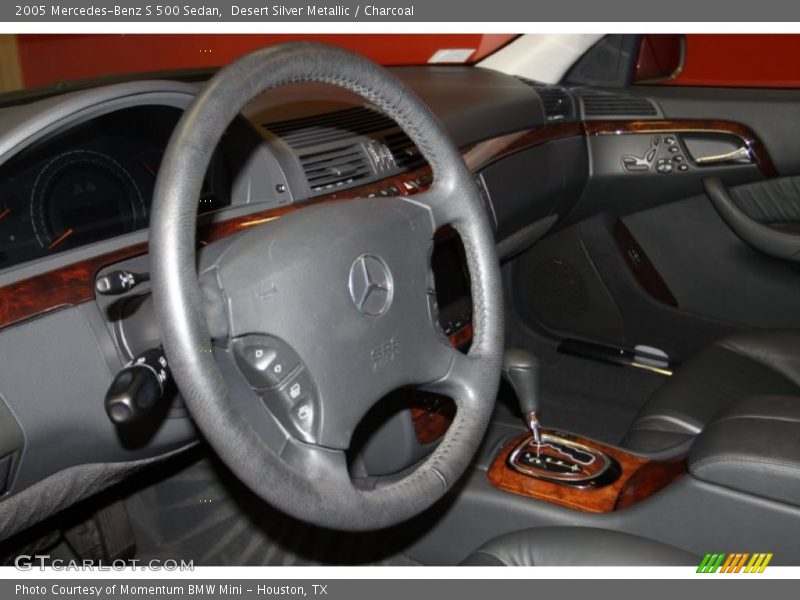 Desert Silver Metallic / Charcoal 2005 Mercedes-Benz S 500 Sedan