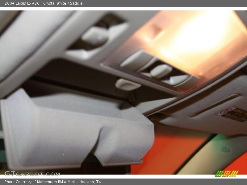 Crystal White / Saddle 2004 Lexus LS 430