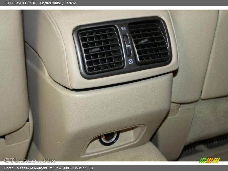 Crystal White / Saddle 2004 Lexus LS 430