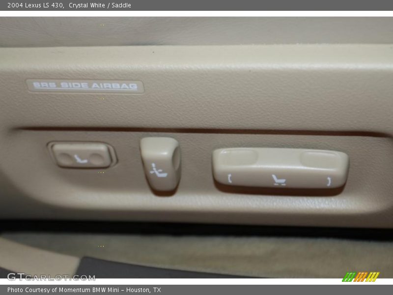 Crystal White / Saddle 2004 Lexus LS 430