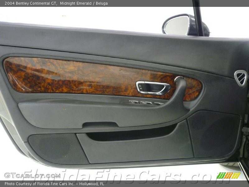 Midnight Emerald / Beluga 2004 Bentley Continental GT