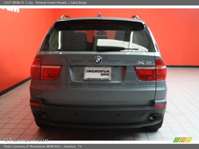 Mineral Green Metallic / Sand Beige 2007 BMW X5 3.0si