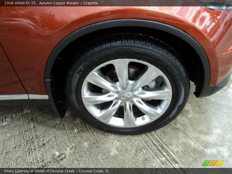 Autumn Copper Metallic / Graphite 2008 Infiniti FX 35