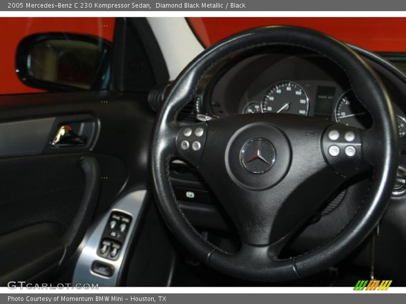 Diamond Black Metallic / Black 2005 Mercedes-Benz C 230 Kompressor Sedan