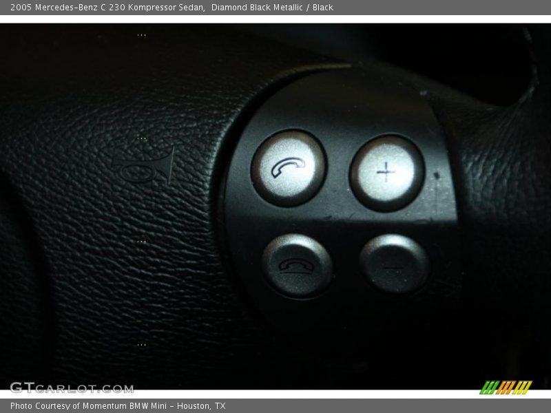 Diamond Black Metallic / Black 2005 Mercedes-Benz C 230 Kompressor Sedan