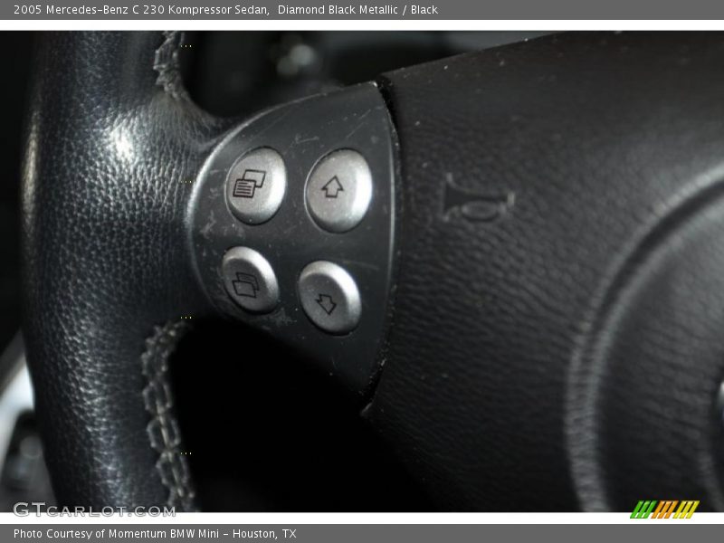 Diamond Black Metallic / Black 2005 Mercedes-Benz C 230 Kompressor Sedan