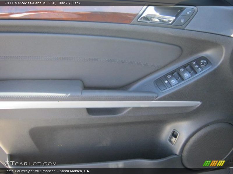 Black / Black 2011 Mercedes-Benz ML 350