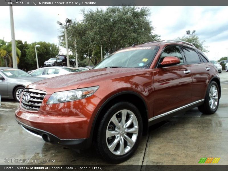 Autumn Copper Metallic / Graphite 2008 Infiniti FX 35