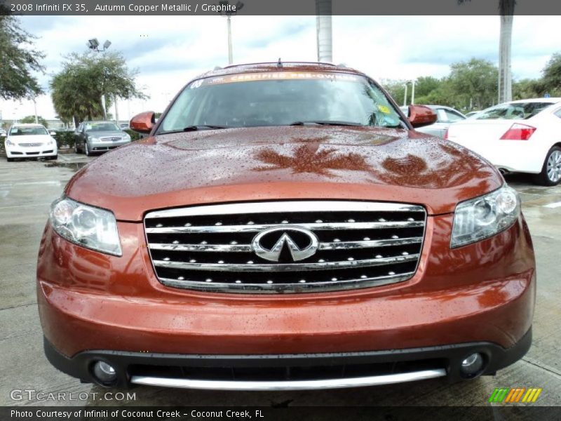 Autumn Copper Metallic / Graphite 2008 Infiniti FX 35