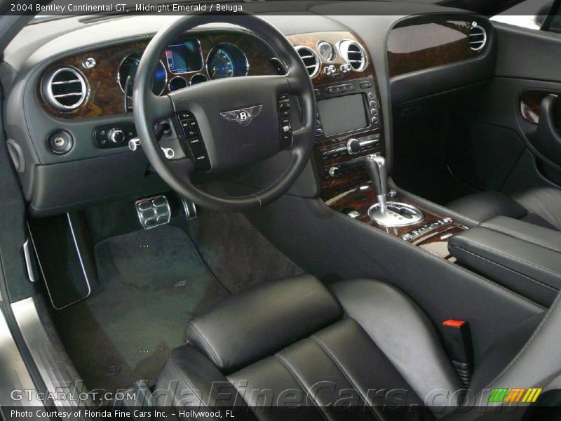 Midnight Emerald / Beluga 2004 Bentley Continental GT