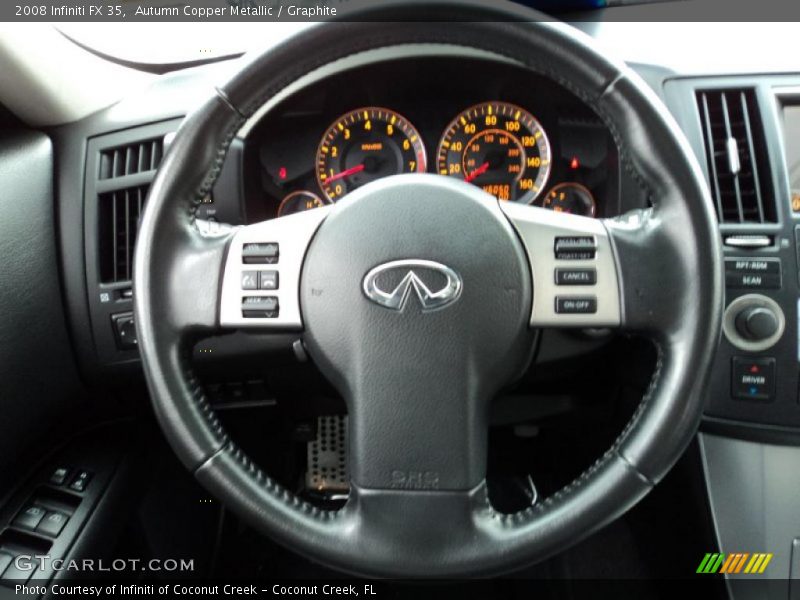 Autumn Copper Metallic / Graphite 2008 Infiniti FX 35