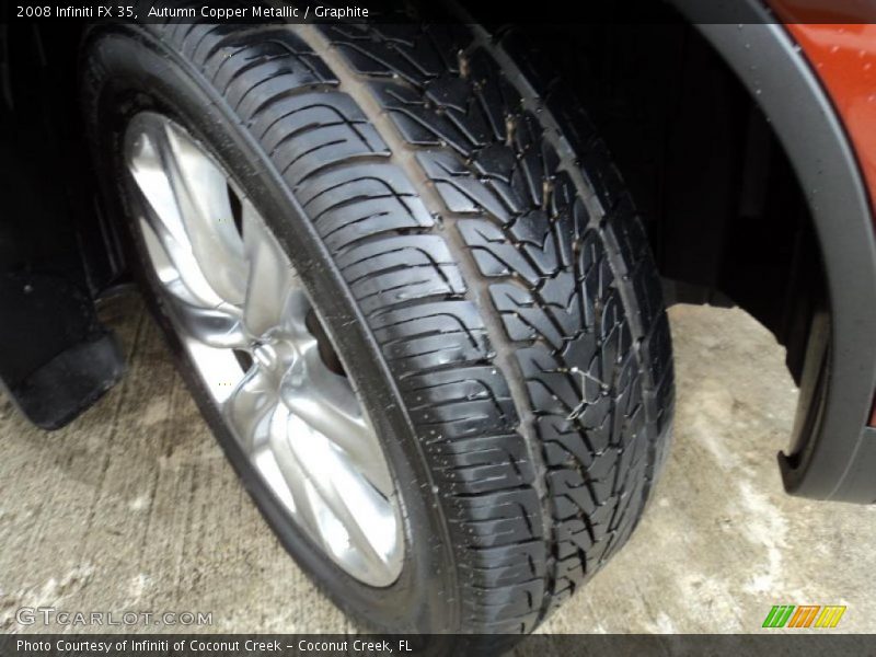 Autumn Copper Metallic / Graphite 2008 Infiniti FX 35