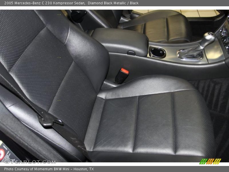 Diamond Black Metallic / Black 2005 Mercedes-Benz C 230 Kompressor Sedan
