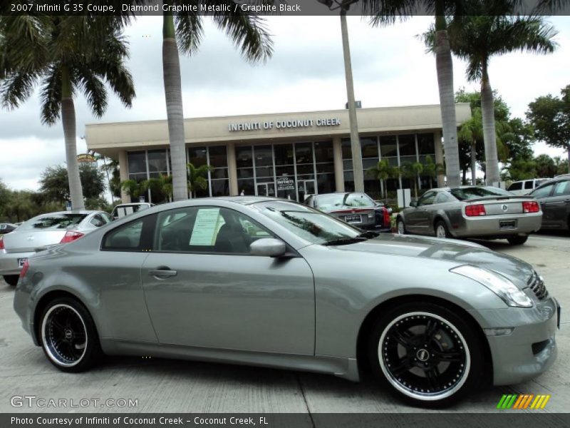 Diamond Graphite Metallic / Graphite Black 2007 Infiniti G 35 Coupe