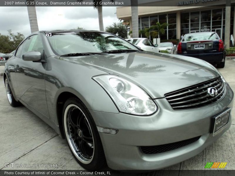 Diamond Graphite Metallic / Graphite Black 2007 Infiniti G 35 Coupe