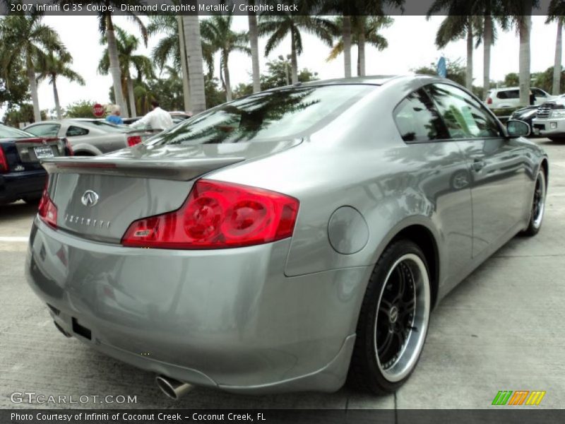 Diamond Graphite Metallic / Graphite Black 2007 Infiniti G 35 Coupe