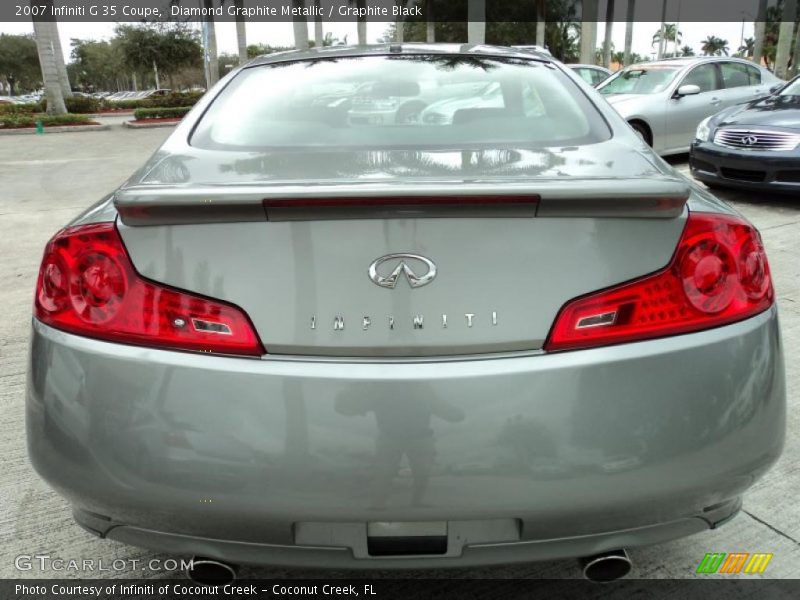 Diamond Graphite Metallic / Graphite Black 2007 Infiniti G 35 Coupe