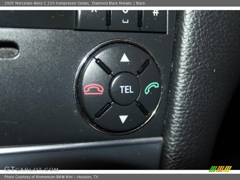 Diamond Black Metallic / Black 2005 Mercedes-Benz C 230 Kompressor Sedan