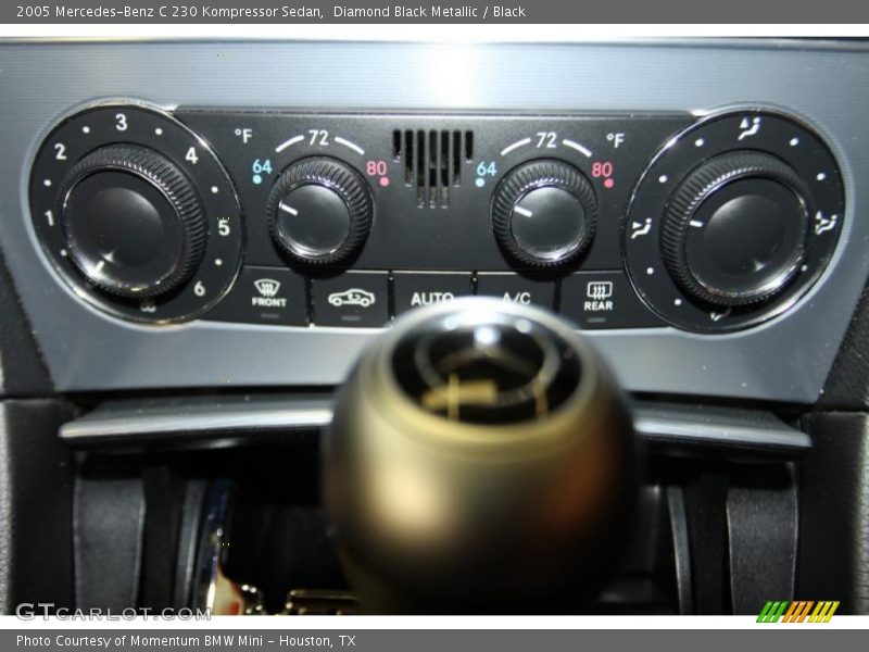 Diamond Black Metallic / Black 2005 Mercedes-Benz C 230 Kompressor Sedan