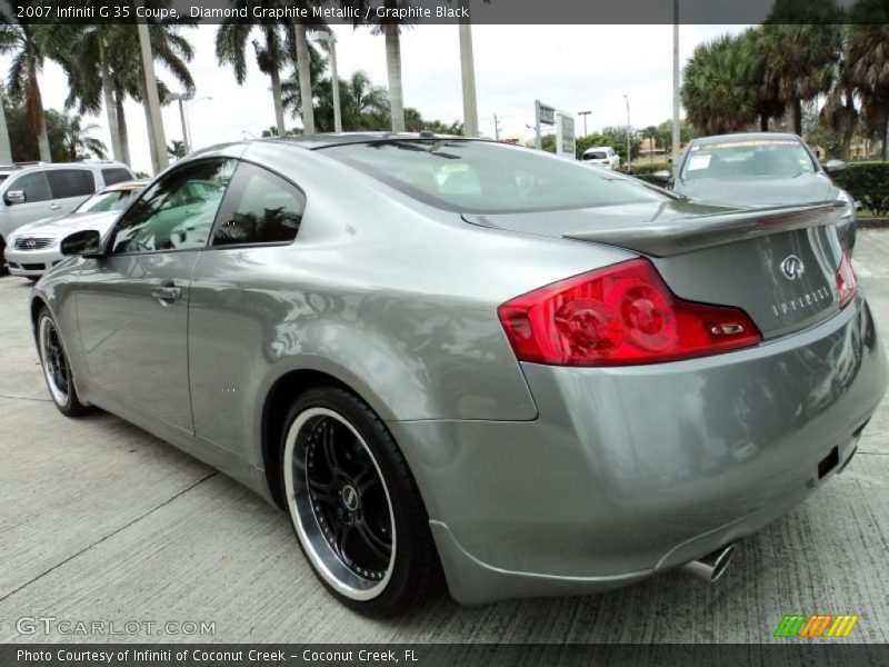 Diamond Graphite Metallic / Graphite Black 2007 Infiniti G 35 Coupe
