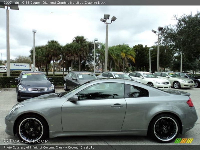 Diamond Graphite Metallic / Graphite Black 2007 Infiniti G 35 Coupe