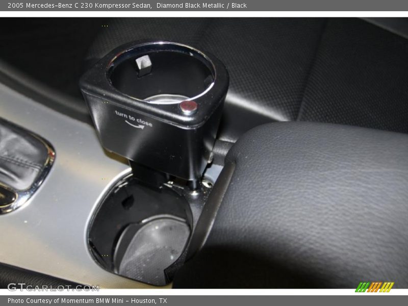 Diamond Black Metallic / Black 2005 Mercedes-Benz C 230 Kompressor Sedan