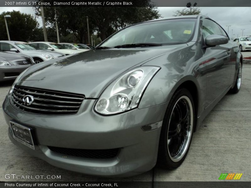 Diamond Graphite Metallic / Graphite Black 2007 Infiniti G 35 Coupe